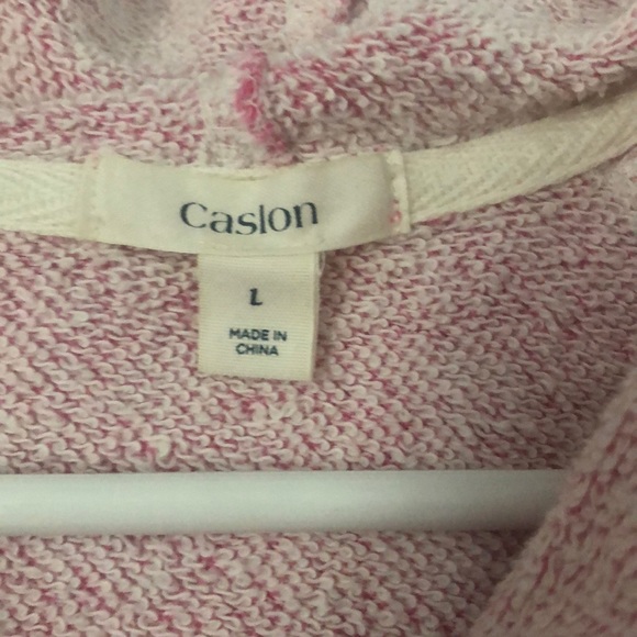 CASLON | Pink Zip Up Hoodie - Picture 4 of 8